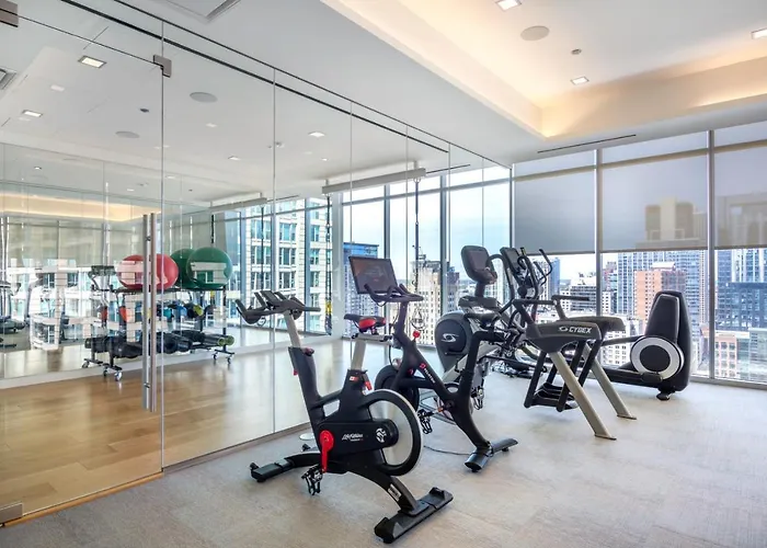 Апартаменты River N 1br W Gym Pool Wd Nr L Chi-124 Чикаго